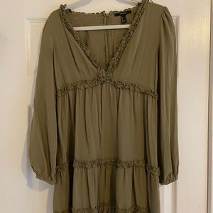 F21 tiered mini dress